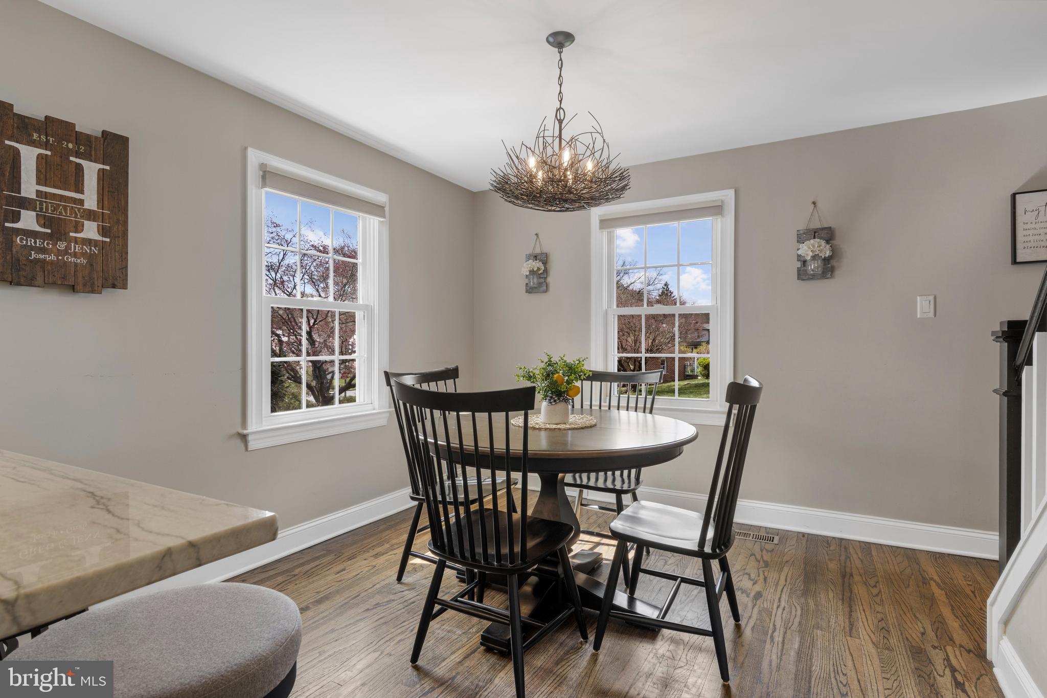 409 Paddock Road Havertown, PA 19083 - Photo 26 of 47 a view of a dining room with furniture window and wooden floor