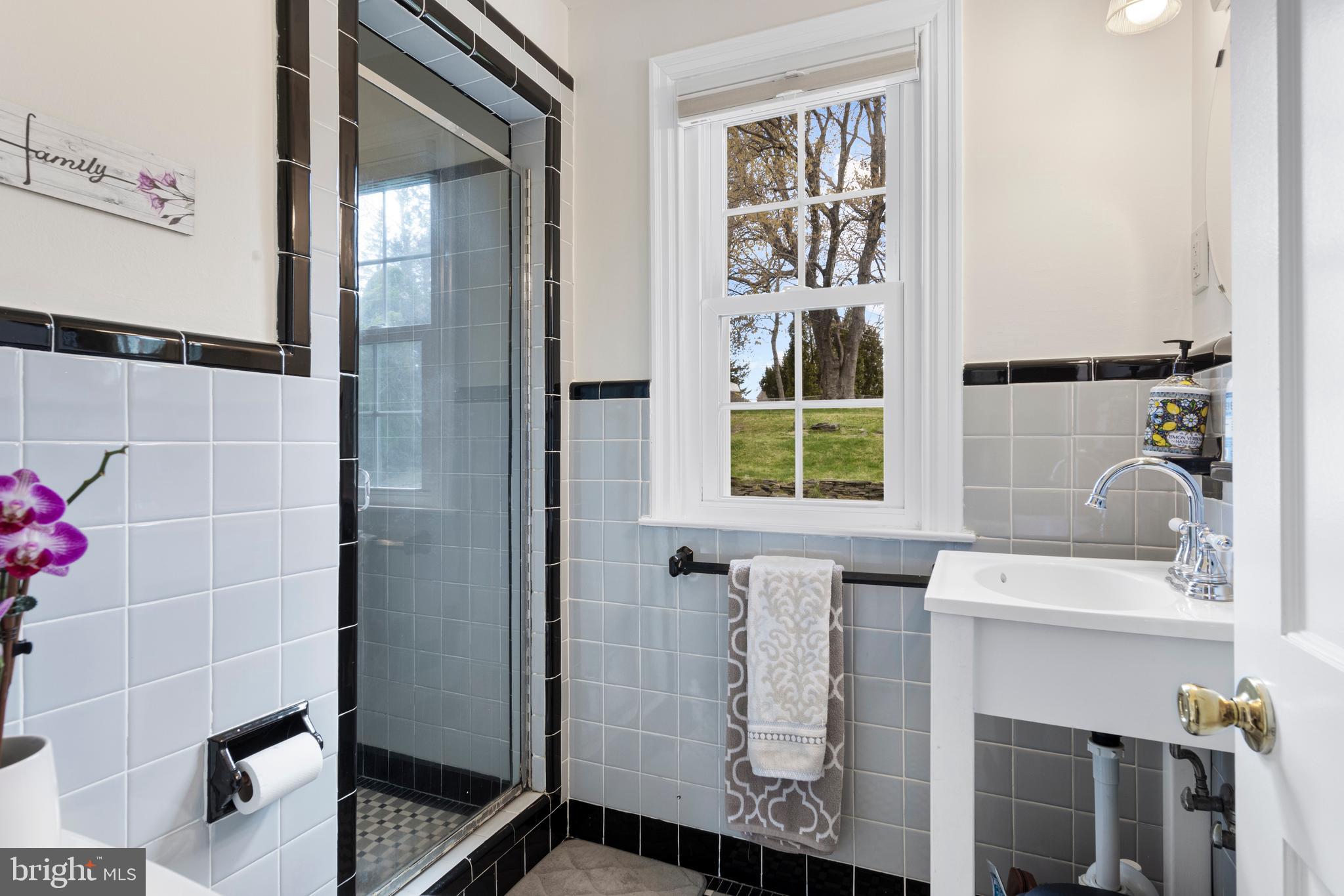 409 Paddock Road Havertown, PA 19083 - Photo 36 of 47 a bathroom with a sink and a shower