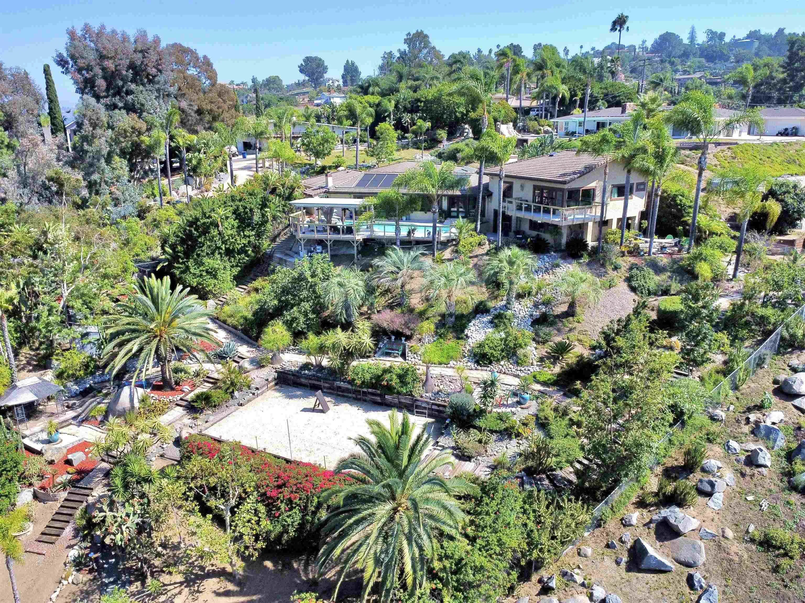 5346 Grandridge Road El Cajon, CA 92020 - Photo 40 of 50 a terrace with outdoor seating and trees