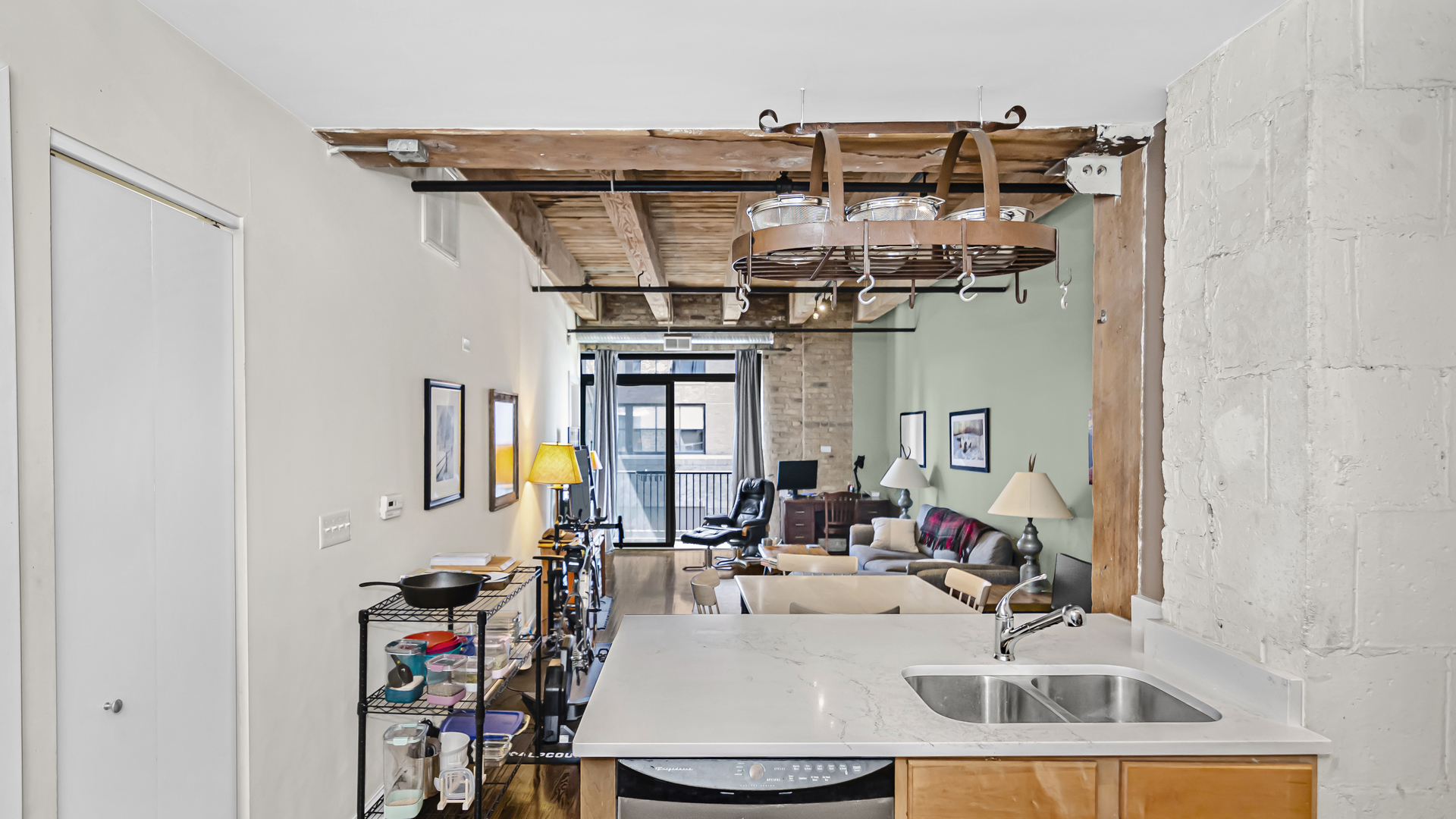 106 North Aberdeen Street, Unit 4G Chicago, IL 60607 - Photo 10 of 22 a view of a kitchen with appliances and a window