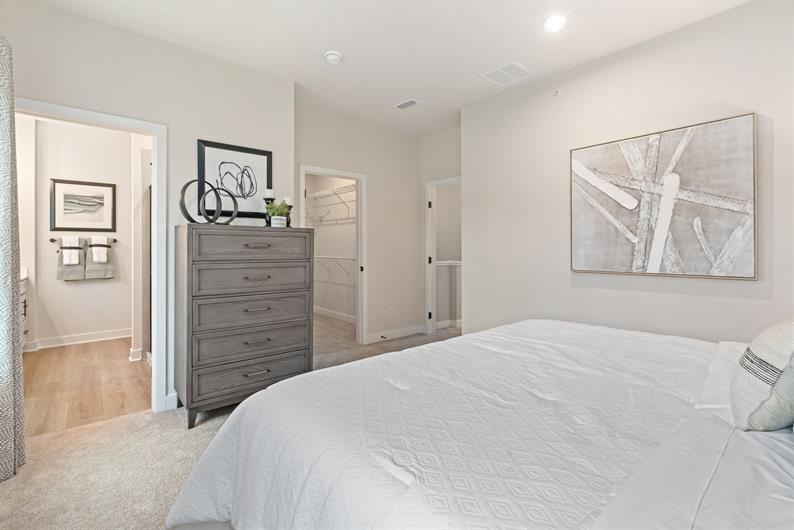 8013 Chief Way Mars, PA 16046 - Photo 10 of 18 a bedroom with a bed and a mirror