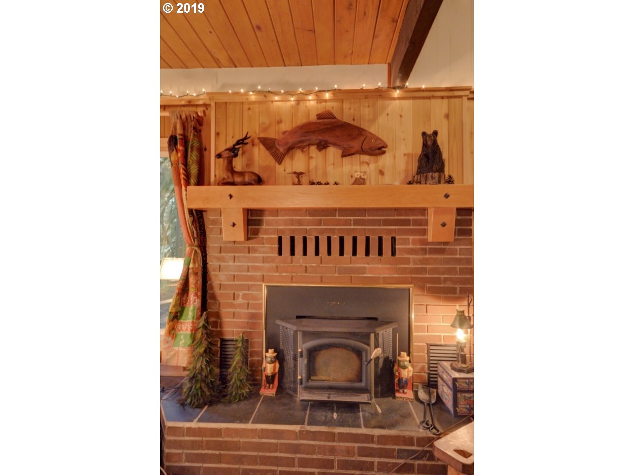 75191 East E Road Rhododendron, OR 97049 - Photo 6 of 32 a close view of a fireplace in a room