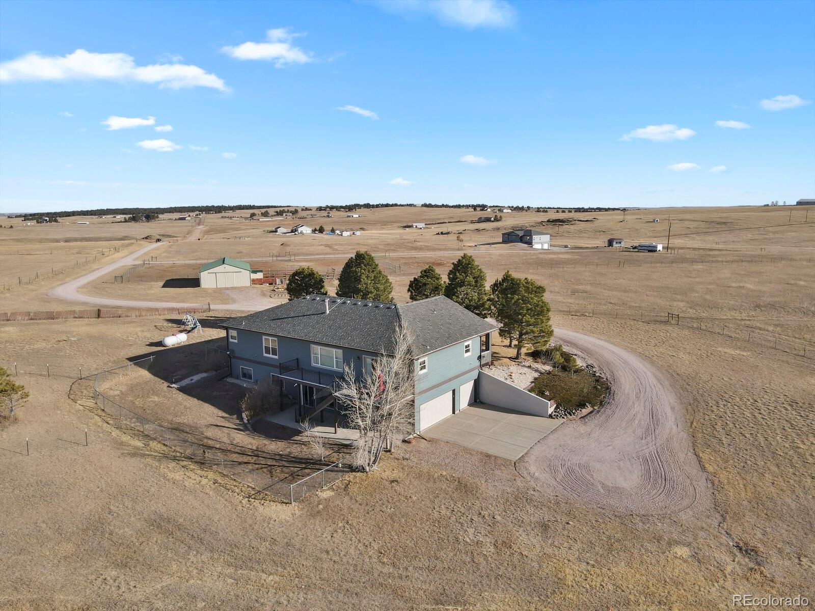 26846 Richards Circle Elbert, CO 80106 - Photo 45 of 49 a view of a terrace with outdoor space