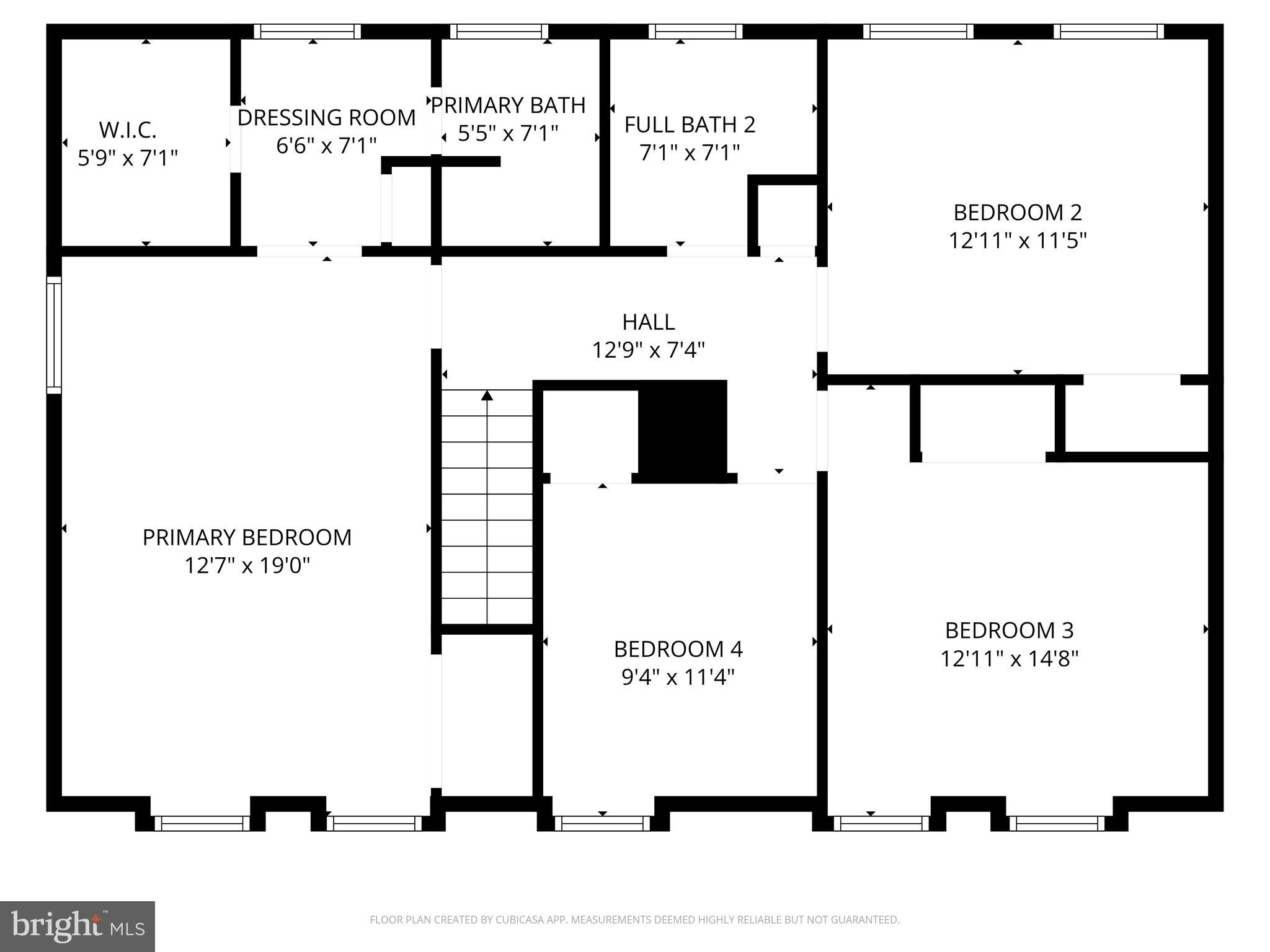 5158 Durham Road West Columbia, MD 21044 - Photo 59 of 61 Upper floorplan bedrooms all hardwood