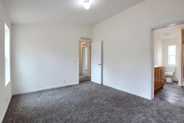 a view of an empty room