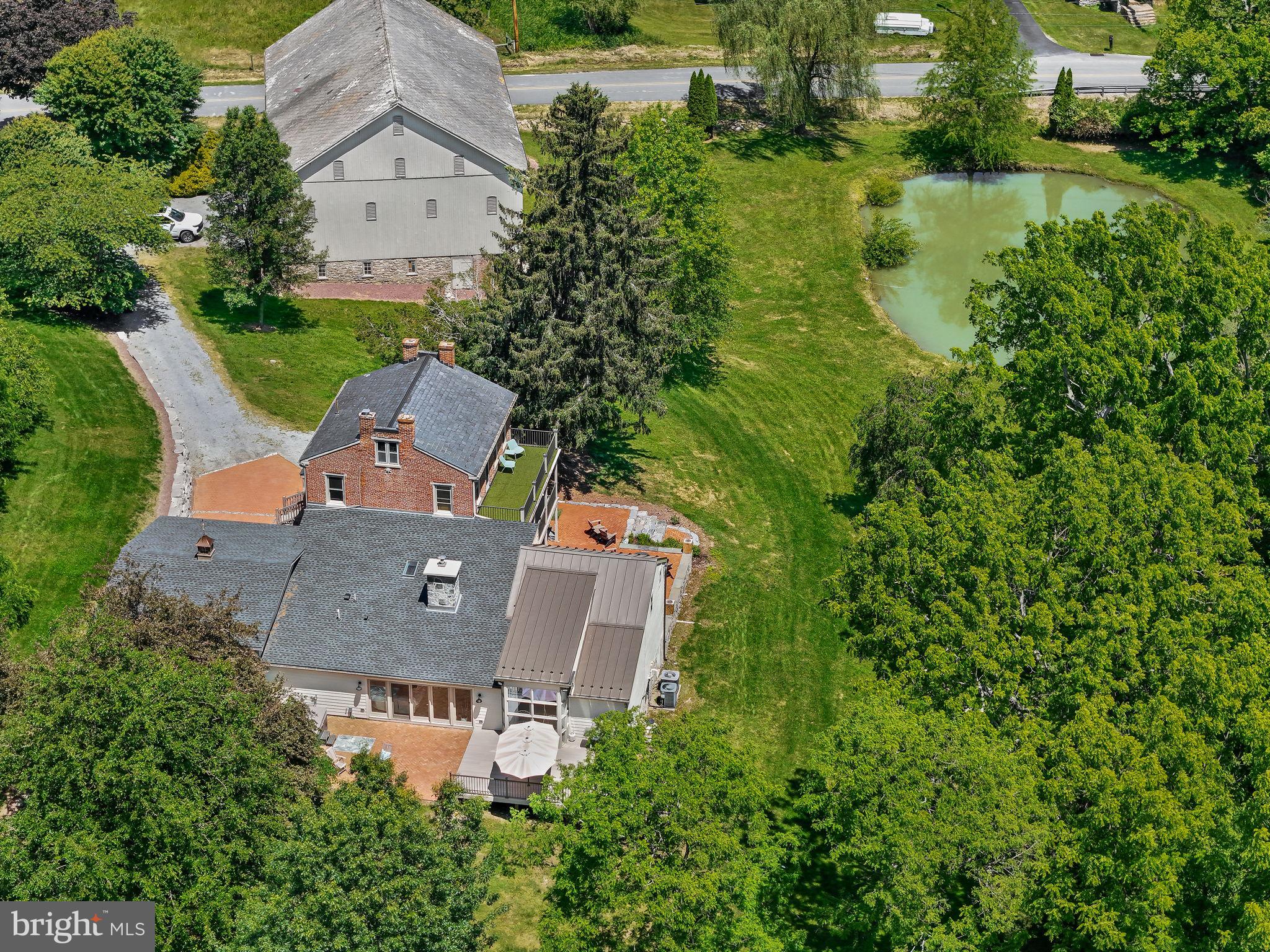 154 Calvary Church Road Wrightsville, PA 17368 - Photo 7 of 89 an aerial view of a house with outdoor space and lake view