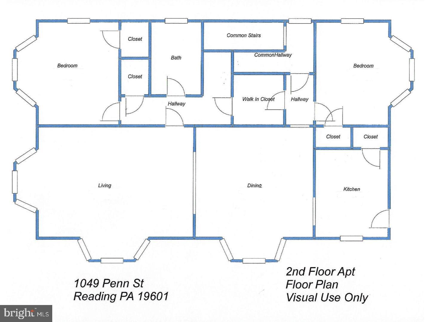 1049 Penn Street Reading, PA 19601 - Photo 19 of 20 Level 2/ 2 Bedroom