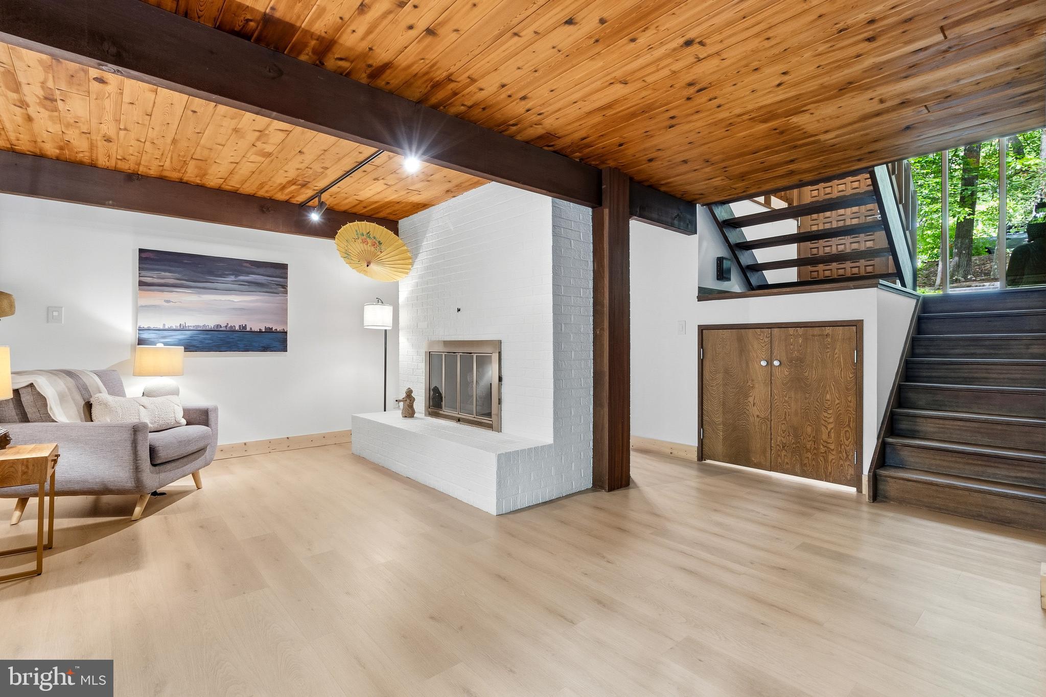 10815 Cross School Road Reston, VA 20191 - Photo 25 of 48 Second living area with gas fire place