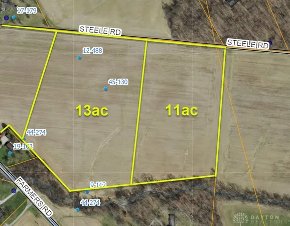 $115,000 | 5-ac Steele Road, New Vienna, OH 45159
