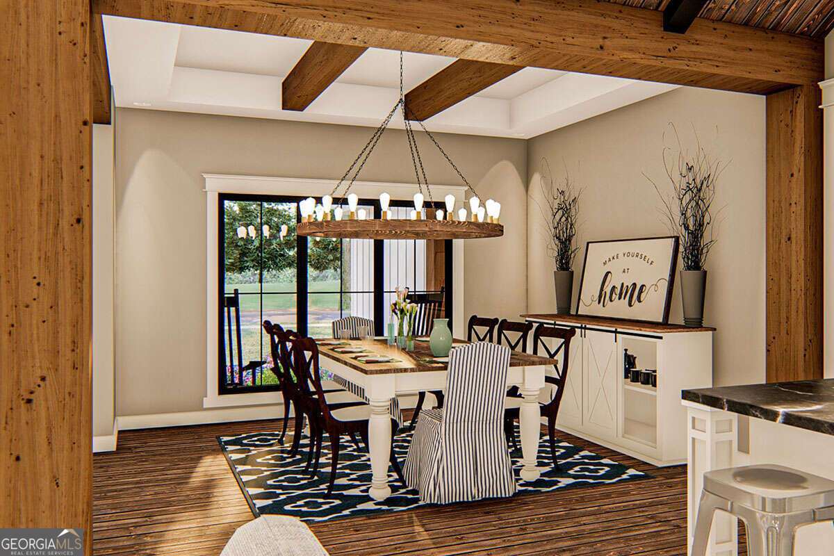 270 R Stone Cliff Drive Talking Rock, GA 30175 - Photo 11 of 30 a view of a dining room with furniture and chandelier