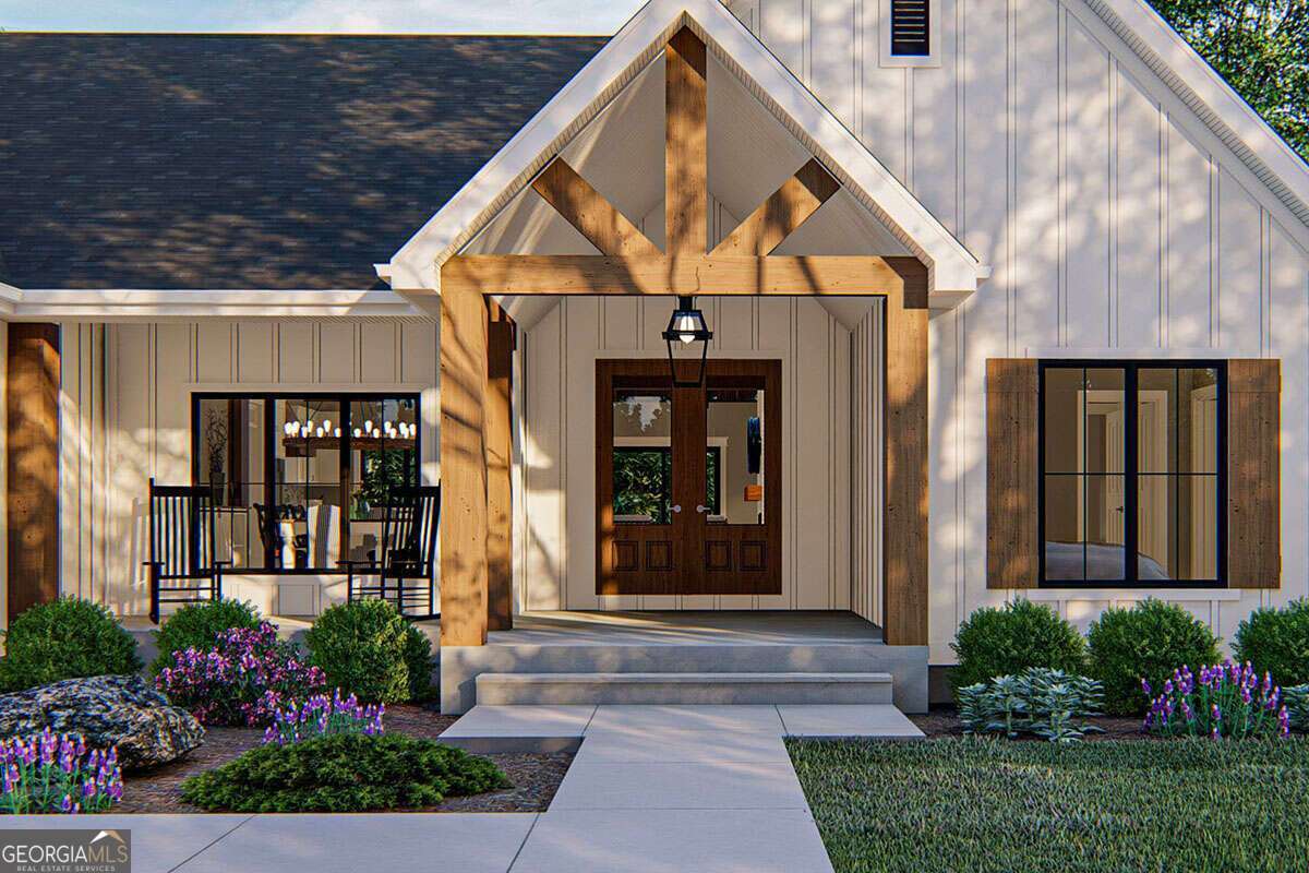 270 R Stone Cliff Drive Talking Rock, GA 30175 - Photo 2 of 30 a front view of a house with a porch
