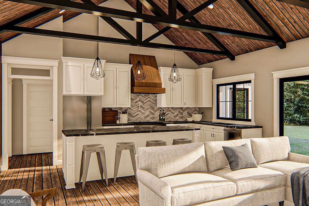 270 R Stone Cliff Drive Talking Rock, GA 30175 - Photo 10 of 30 a living room with furniture and a fireplace