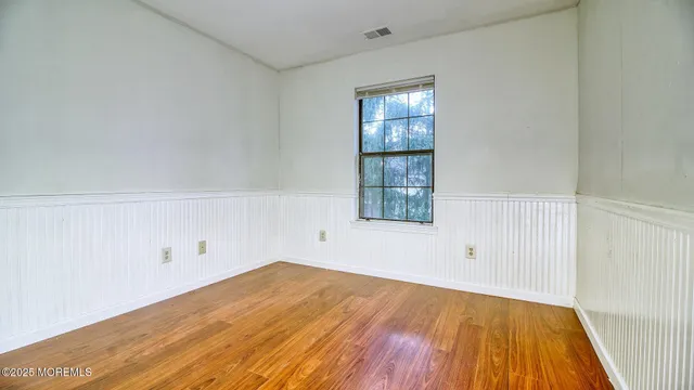 wooden floor in an empty room