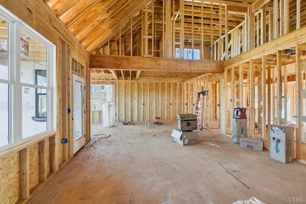 a view of an apartment building with glass door