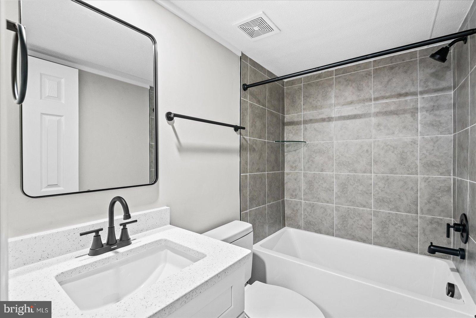 20105 Sparta Road Milford, VA 22514 - Photo 23 of 48 a bathroom with a sink mirror toilet and bathtub