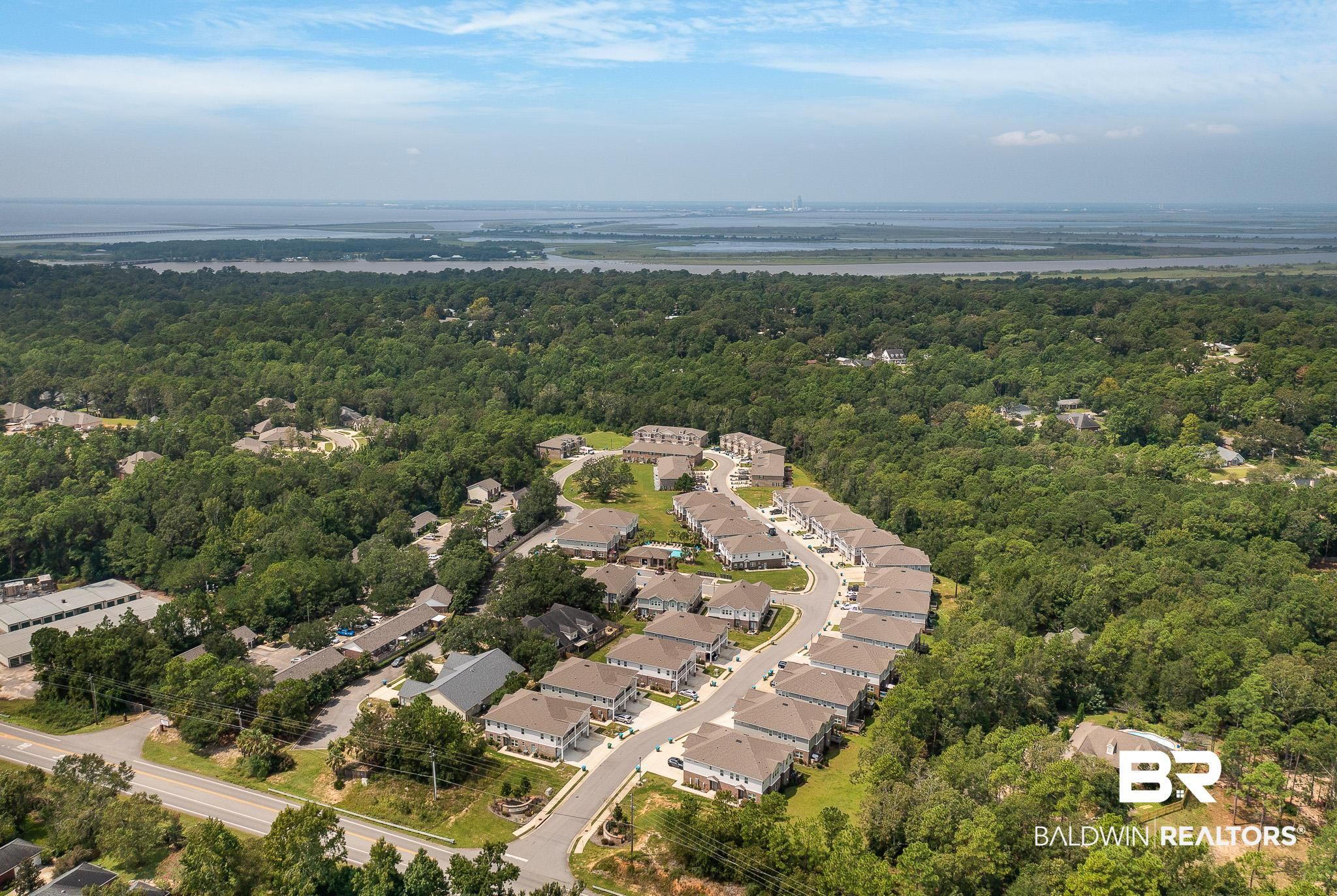 6867 Spaniel Drive, Unit B Daphne, AL 36527 - Photo 32 of 36 Birds eye view of property with a water view