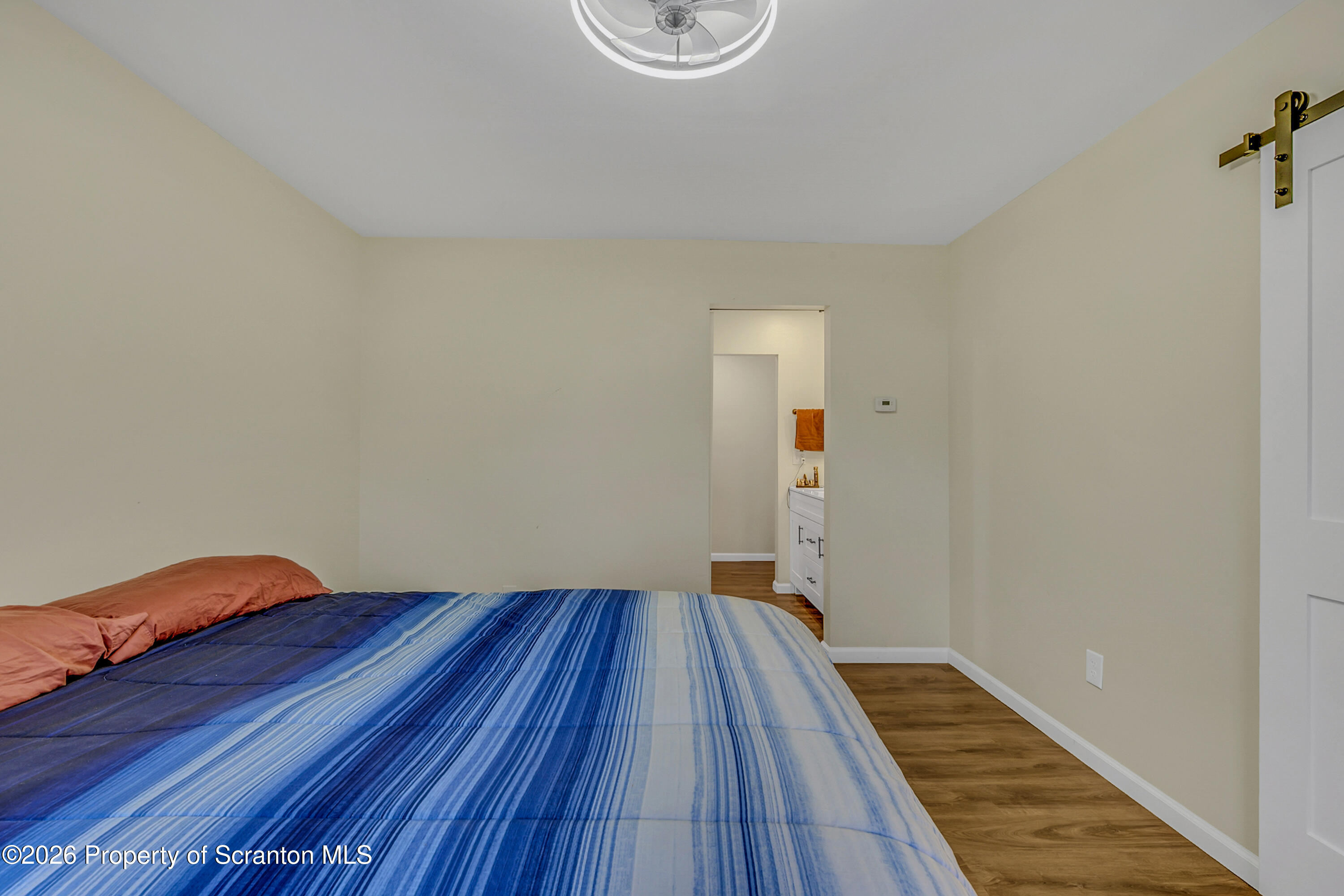8 Hermel Street Scott Township, PA 18447 - Photo 29 of 38 a view of a room with wooden floor and wall