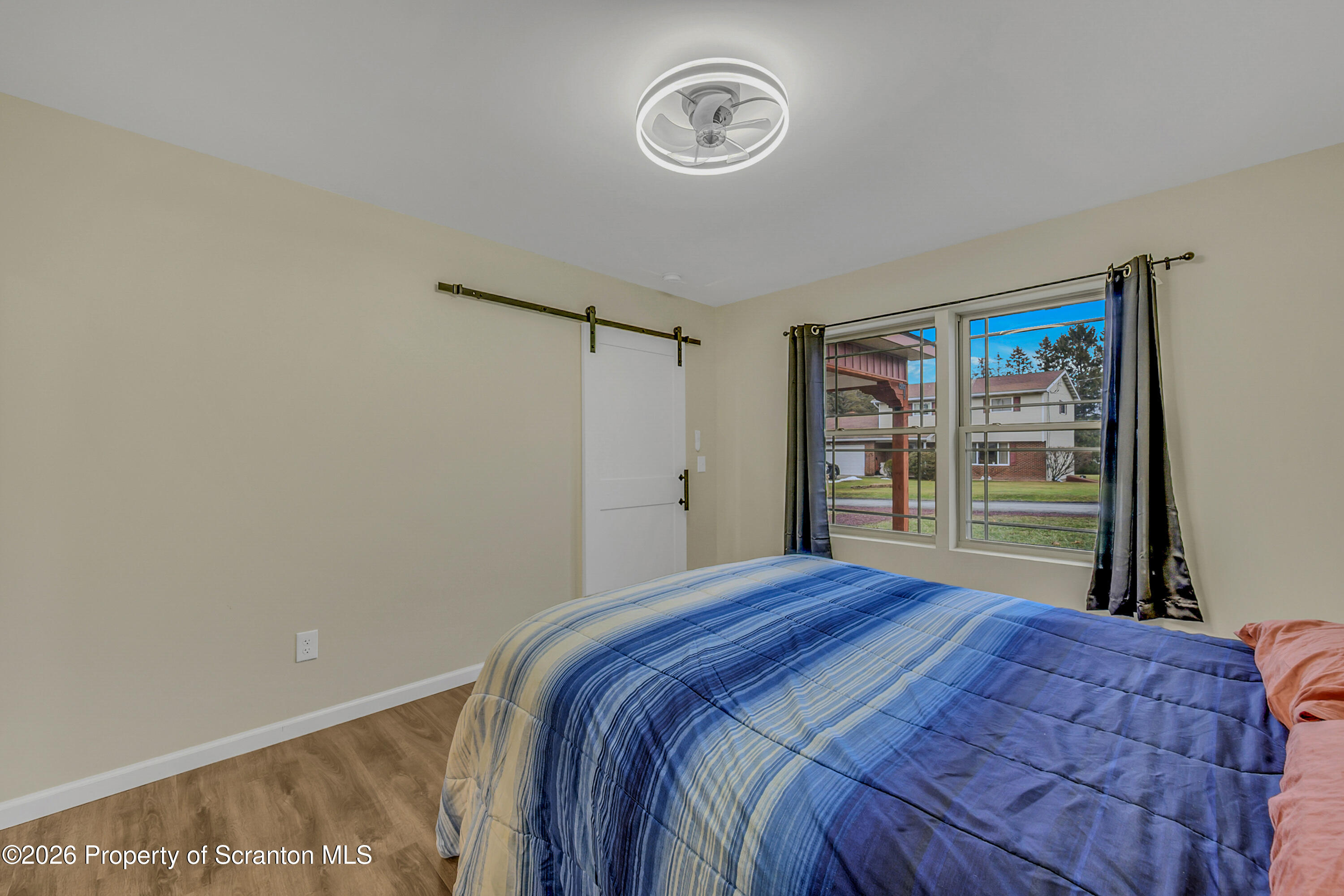 8 Hermel Street Scott Township, PA 18447 - Photo 30 of 38 a bedroom with a bed and a window