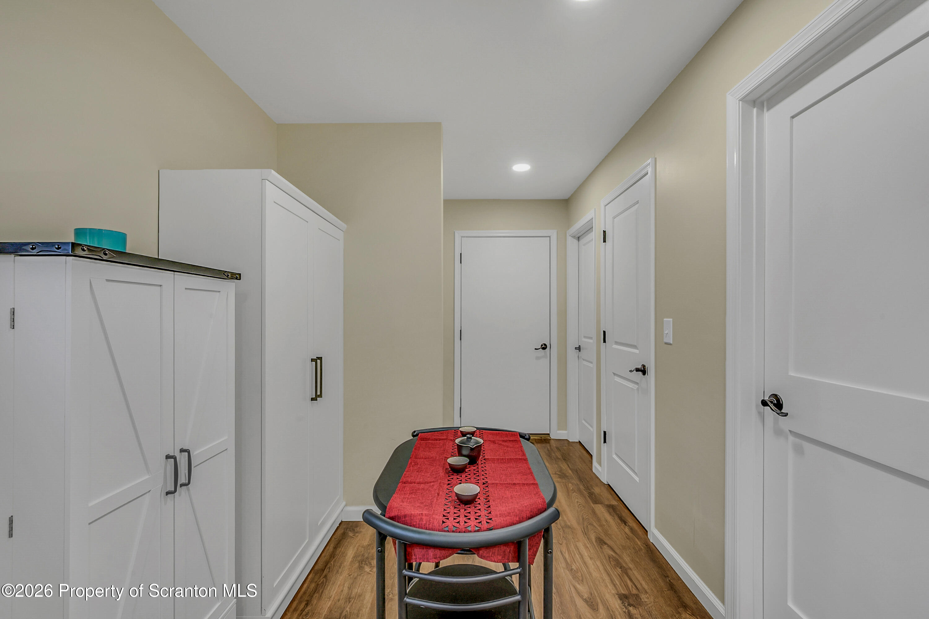 8 Hermel Street Scott Township, PA 18447 - Photo 32 of 38 a bathroom with a shower and a sink