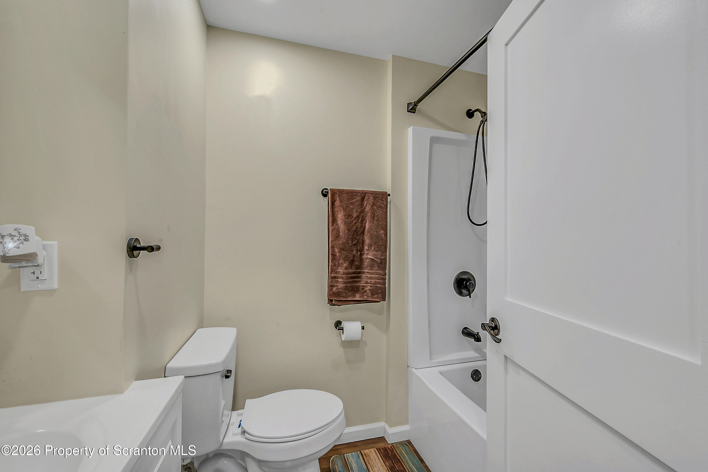 8 Hermel Street Scott Township, PA 18447 - Photo 37 of 38 a bathroom with a toilet and a shower
