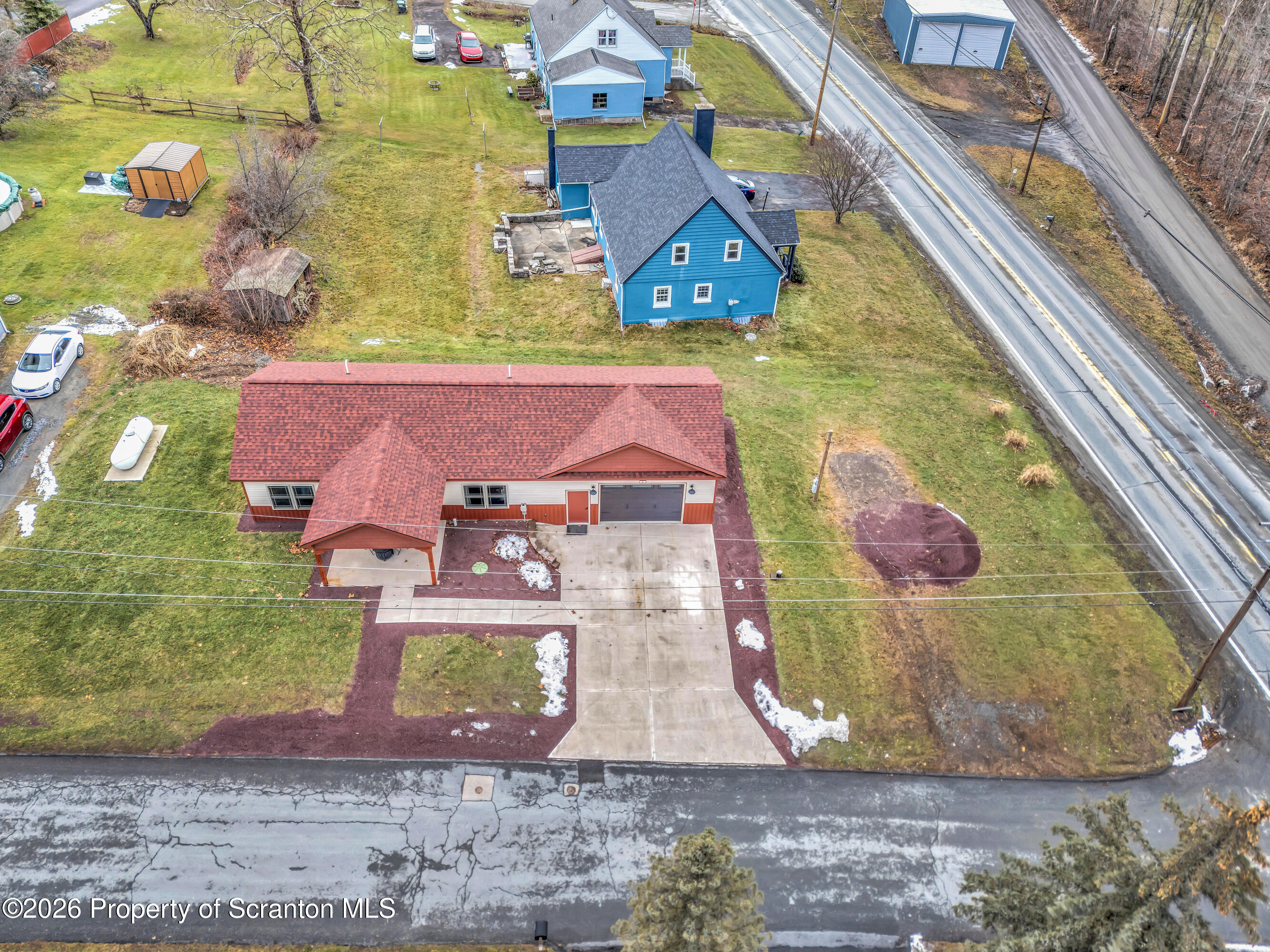 8 Hermel Street Scott Township, PA 18447 - Photo 4 of 38 an aerial view of a house