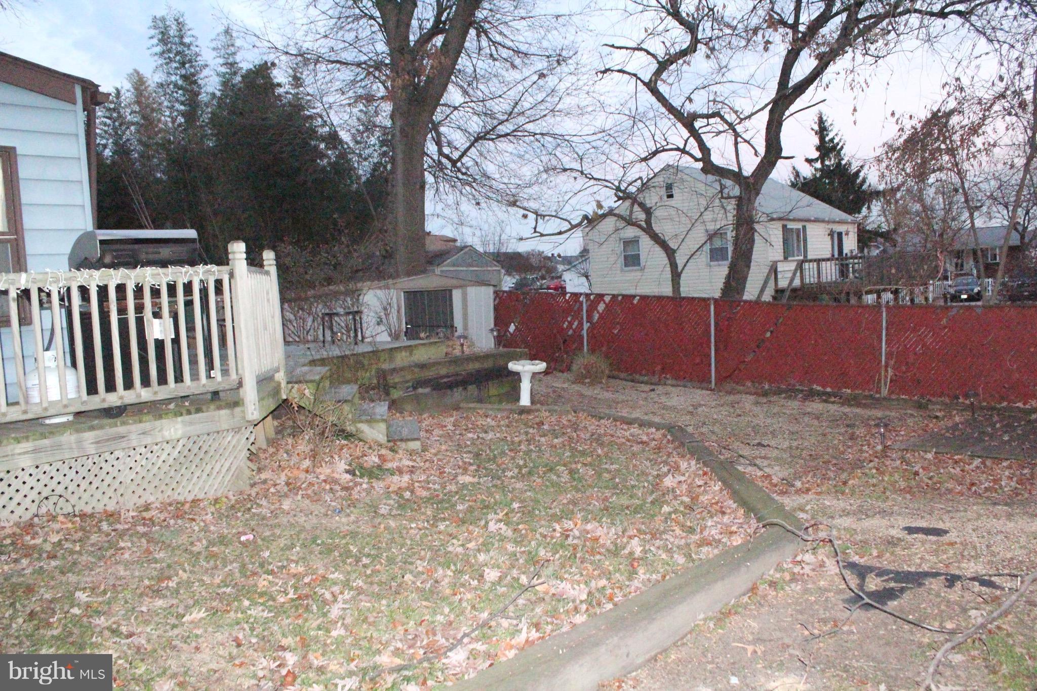157 Dunlap Road Pasadena, MD 21122 - Photo 18 of 29 Large Yard all Fenced!