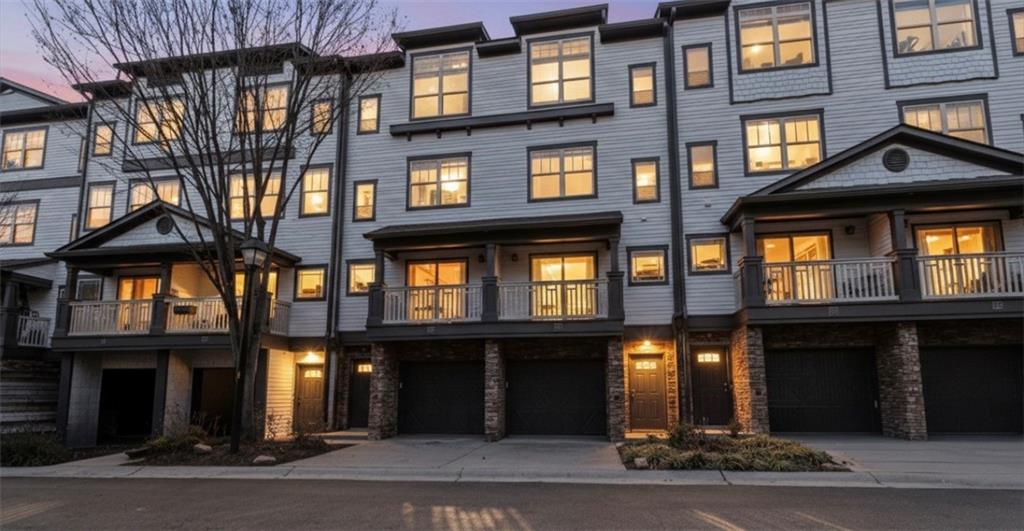216 Semel Circle Northwest, Unit 355 Atlanta, GA 30309 - Photo 2 of 48 a front view of a building and a street