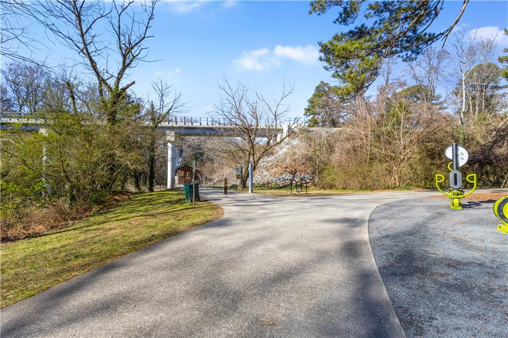 216 Semel Circle Northwest, Unit 355 Atlanta, GA 30309 - Photo 43 of 48 a view of road and trees