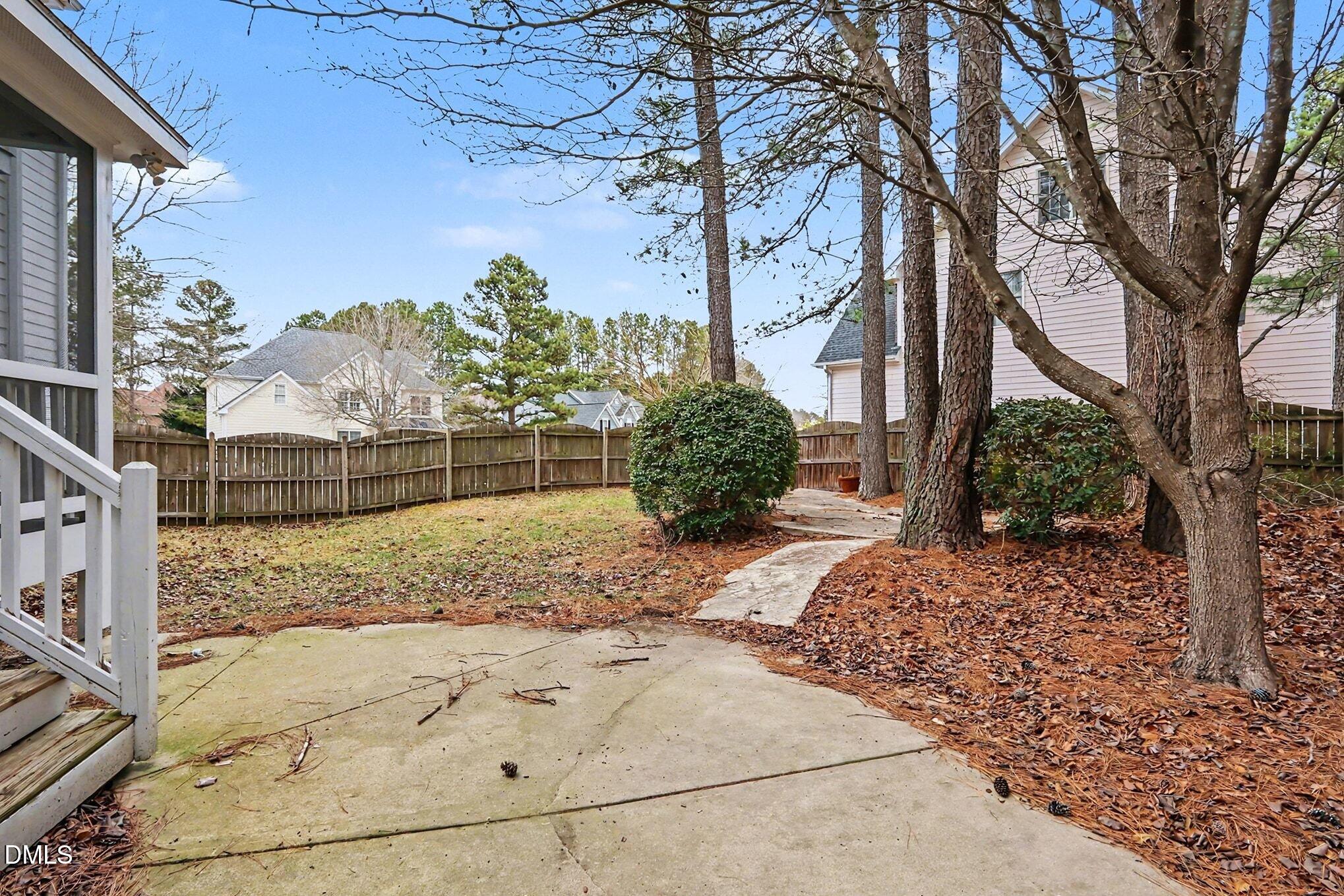 6101 Tiffield Way Wake Forest, NC 27587 - Photo 36 of 40 a view of a backyard