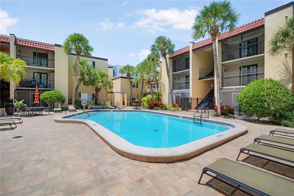 5305 San Sebastian Court, Unit 125 Tampa, FL 33609 - Photo 19 of 21 a view of outdoor space yard swimming pool and furniture