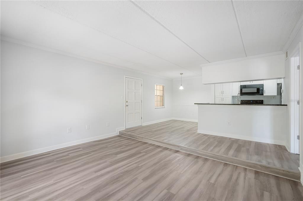 5305 San Sebastian Court, Unit 125 Tampa, FL 33609 - Photo 3 of 21 a view of a kitchen with microwave and cabinets
