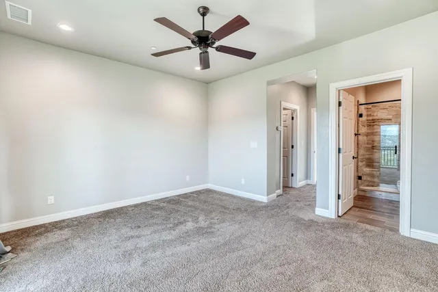 a view of house with garden and entertaining space