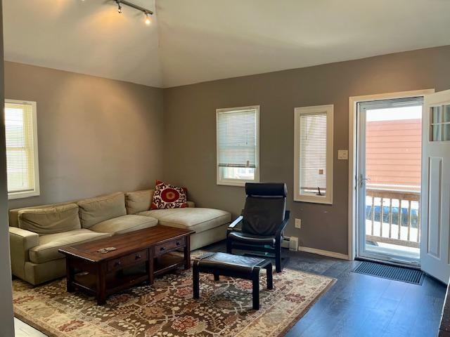 87 Bartlett Place Brooklyn, NY 11229 - Photo 18 of 20 a living room with furniture and wooden floor