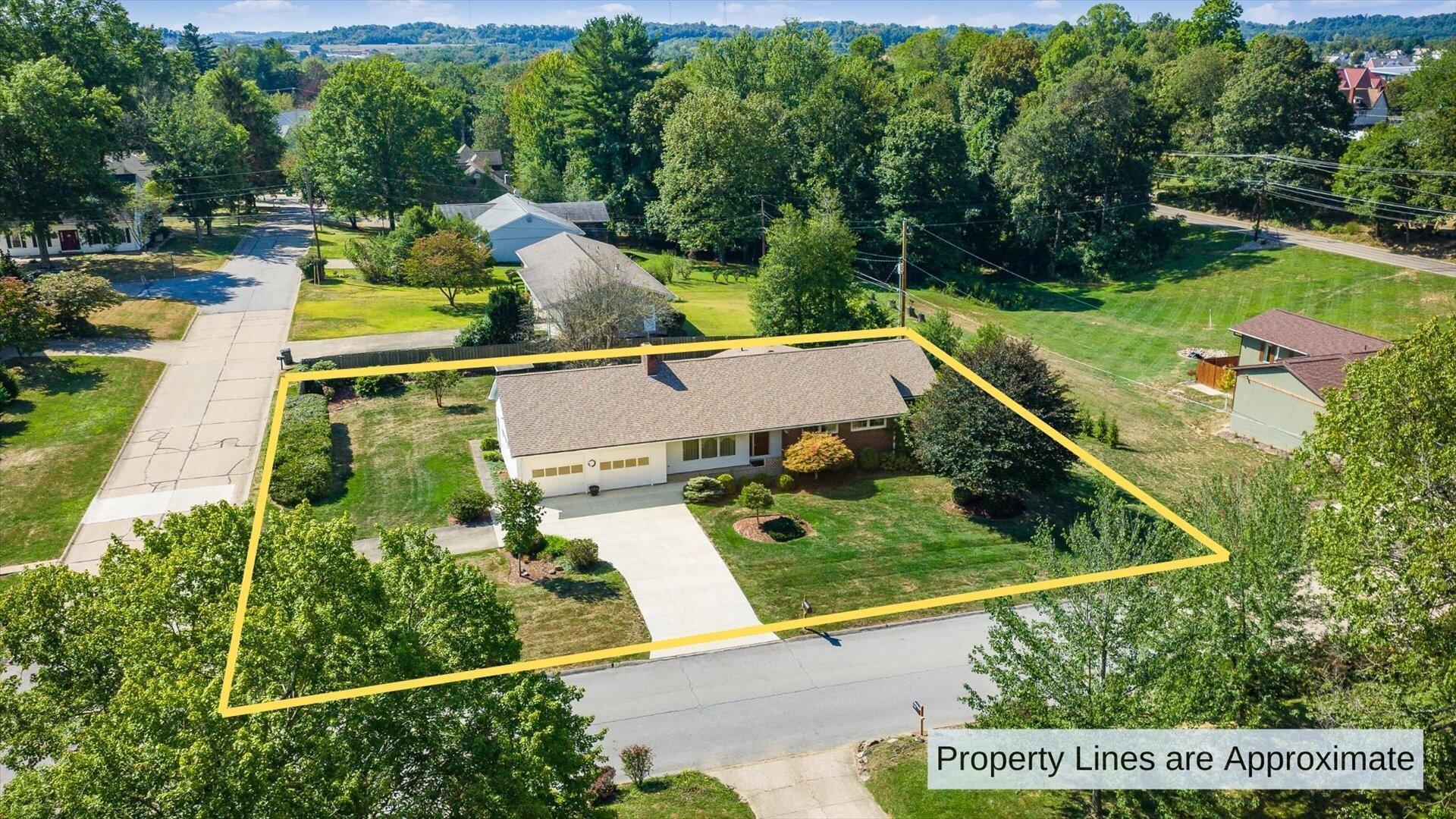 53 Paden Road New Concord, OH 43762 - Photo 46 of 50 48-Drone with Lot Lines 1