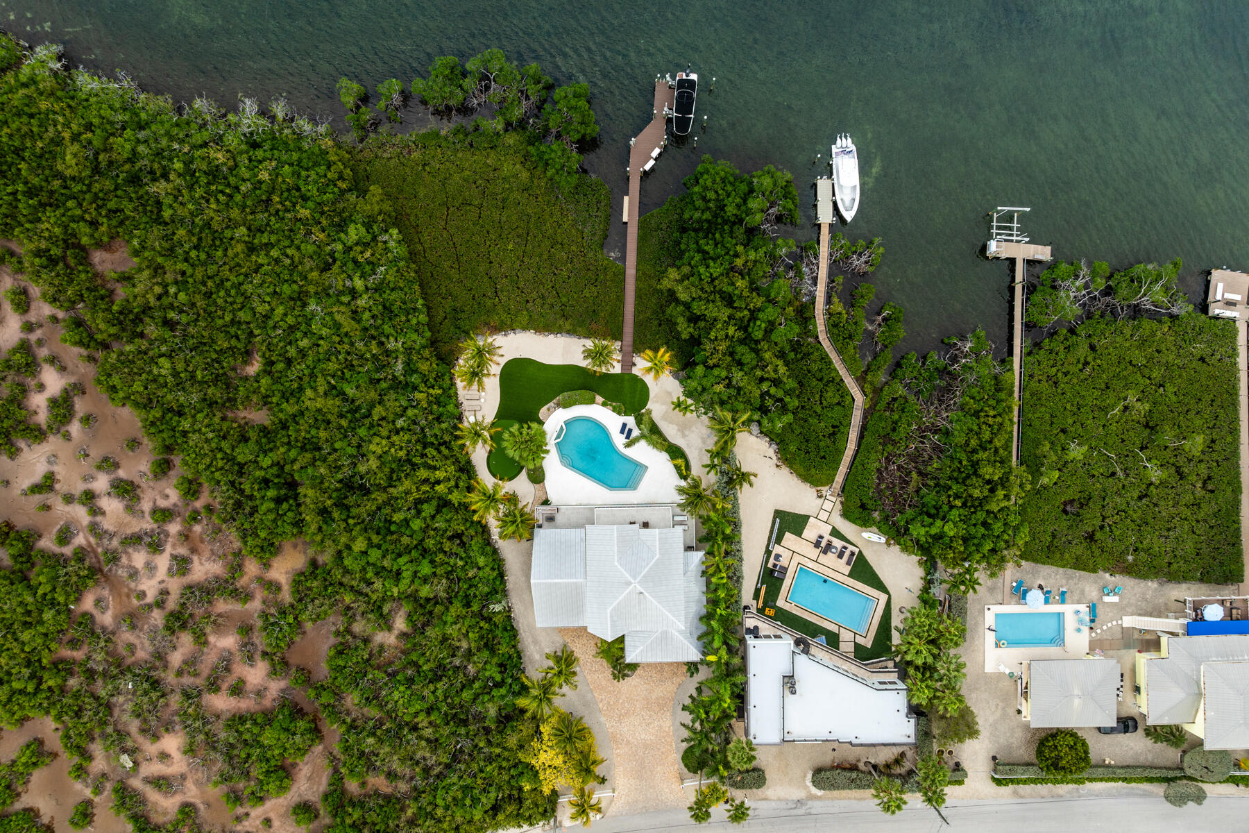 51 Mutiny Place Key Largo, FL 33037 - Photo 64 of 75 Aerial of point on Mutiny Place