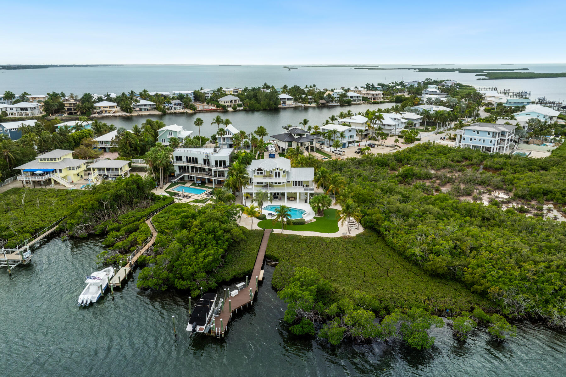 51 Mutiny Place Key Largo, FL 33037 - Photo 65 of 75 an aerial view of a residential houses with outdoor space