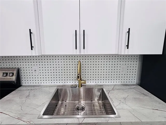 a view of a bathroom with a shower
