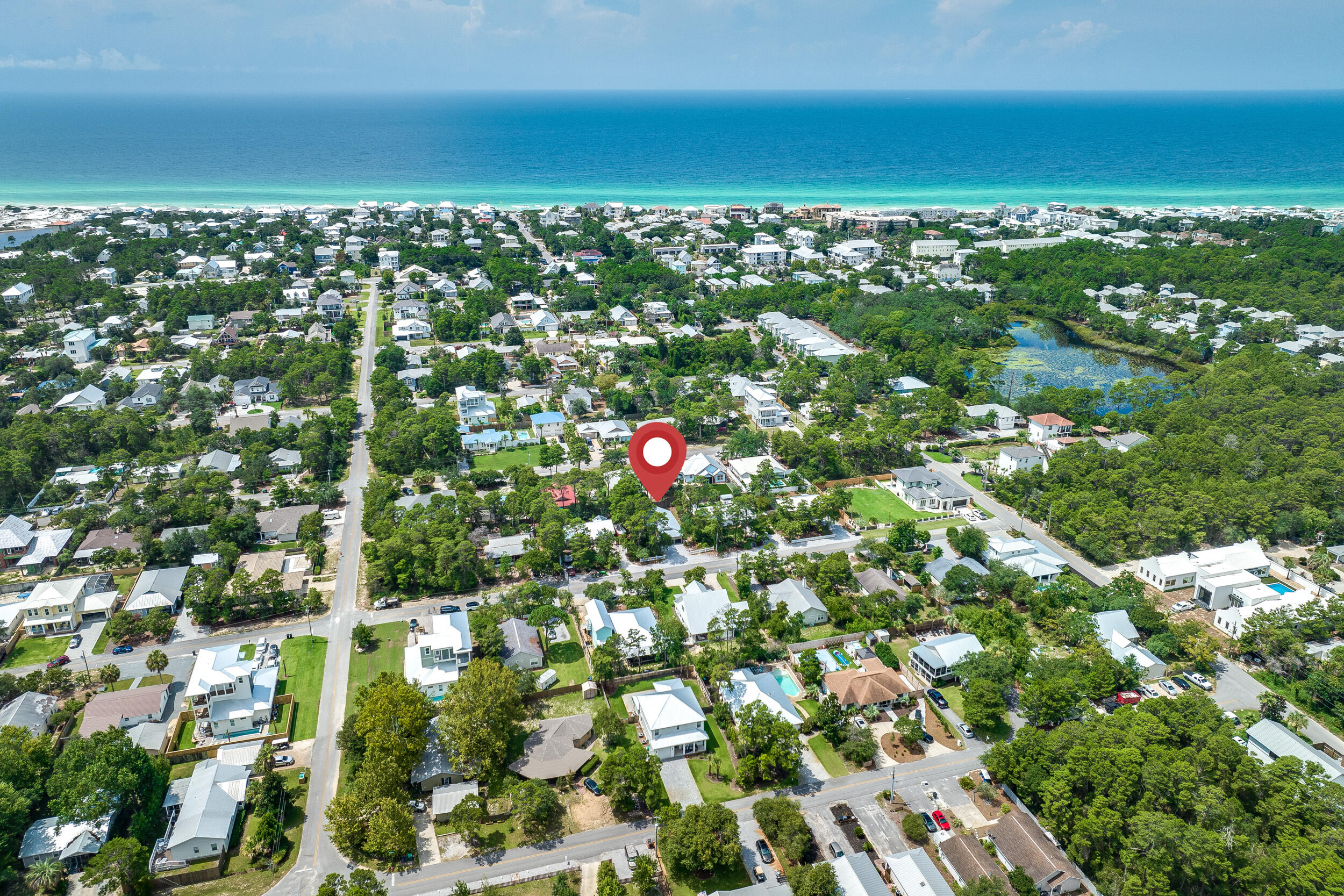 78 Walnut Street Santa Rosa Beach, FL 32459 - Photo 20 of 34 a view of city and an ocean