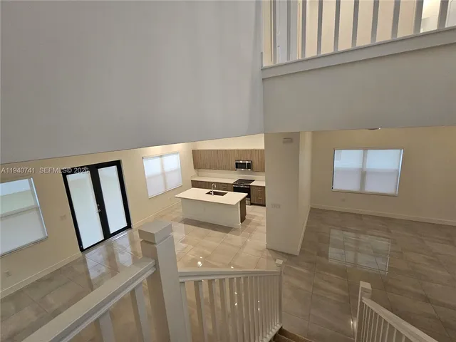 a view of an empty room