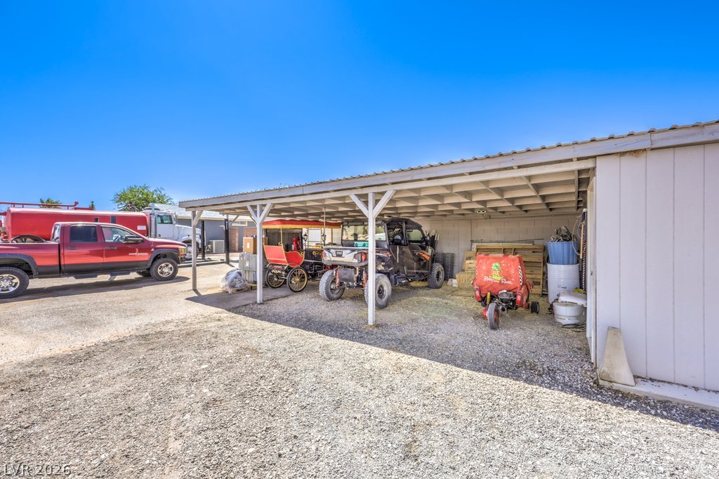 4375 Pinwheel Street Logandale, NV 89021 - Photo 41 of 52 Carport for more covered storage for vehicles and equipment.