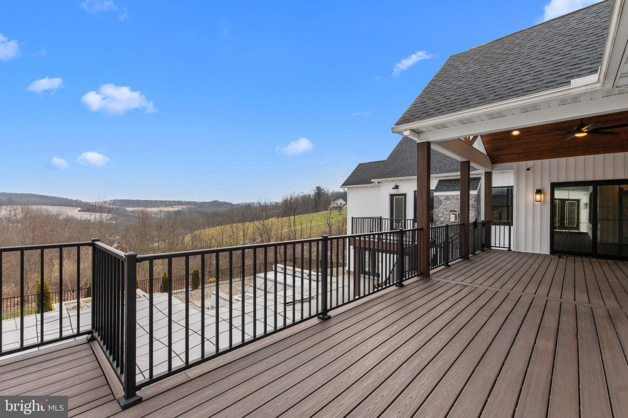 176 Fenstermaker Road Kutztown, PA 19530 - Photo 148 of 149 Scenic deck with panoramic countryside views.