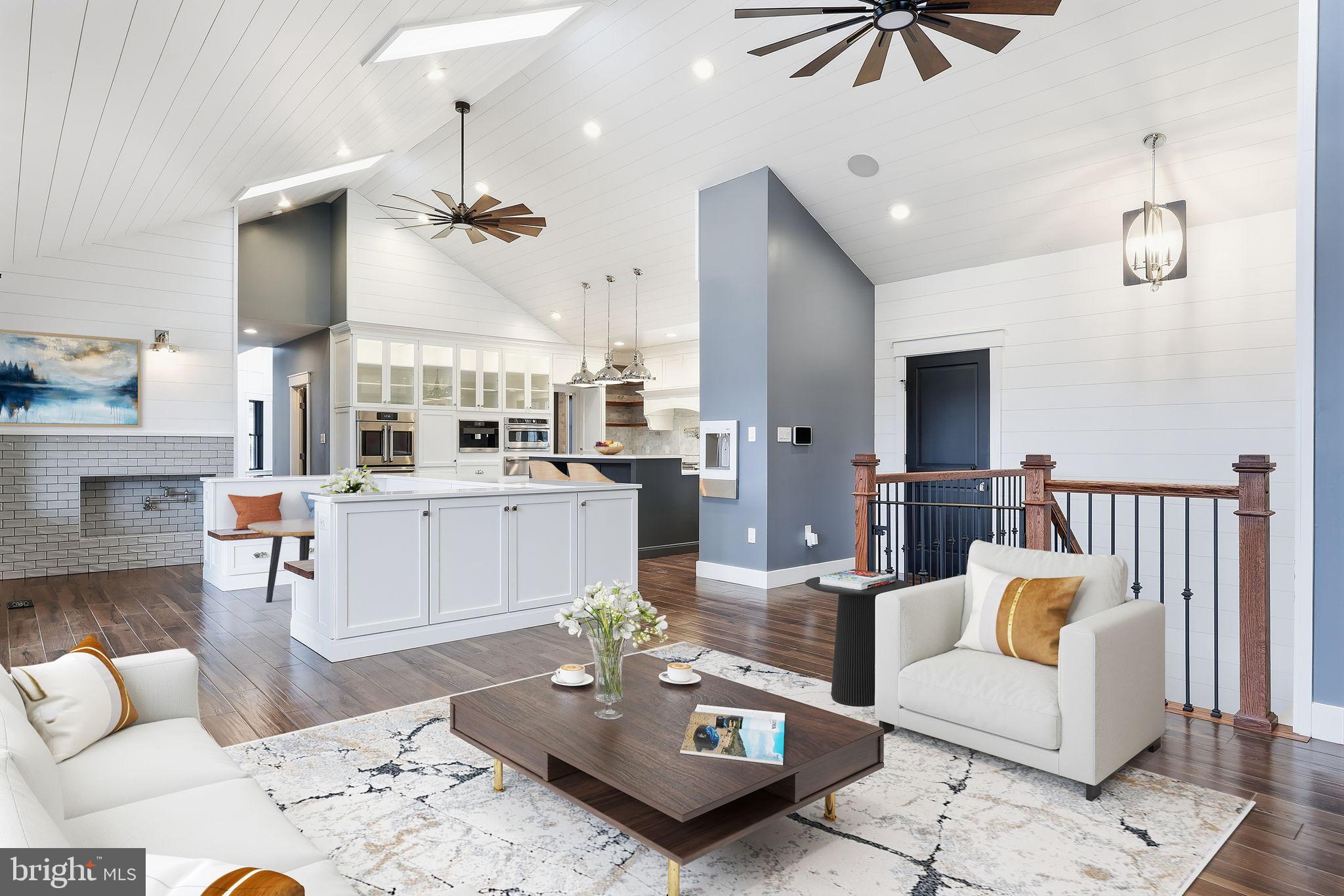 176 Fenstermaker Road Kutztown, PA 19530 - Photo 43 of 149 a living room with furniture and view of kitchen