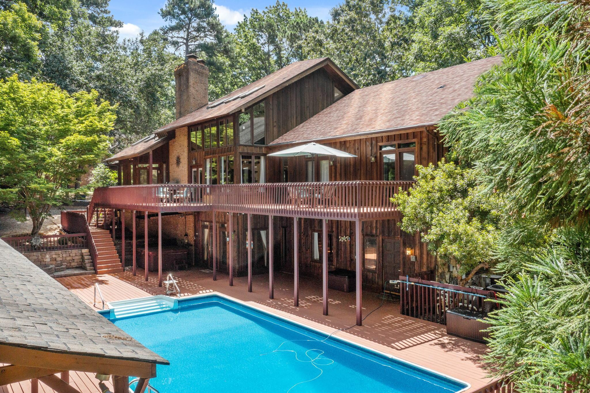 217 Carpathian Way Raleigh, NC 27615 - Photo 27 of 28 Spectacular 2 Level Deck
