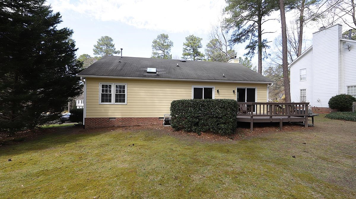 5427 Fortunes Ridge Drive Durham, NC 27713 - Photo 20 of 20 Exterior Back