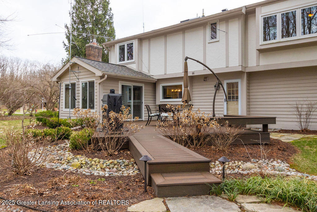 2532 Dustin Road Okemos, MI 48864 - Photo 49 of 60 2532 Dustin. Deck Rear View