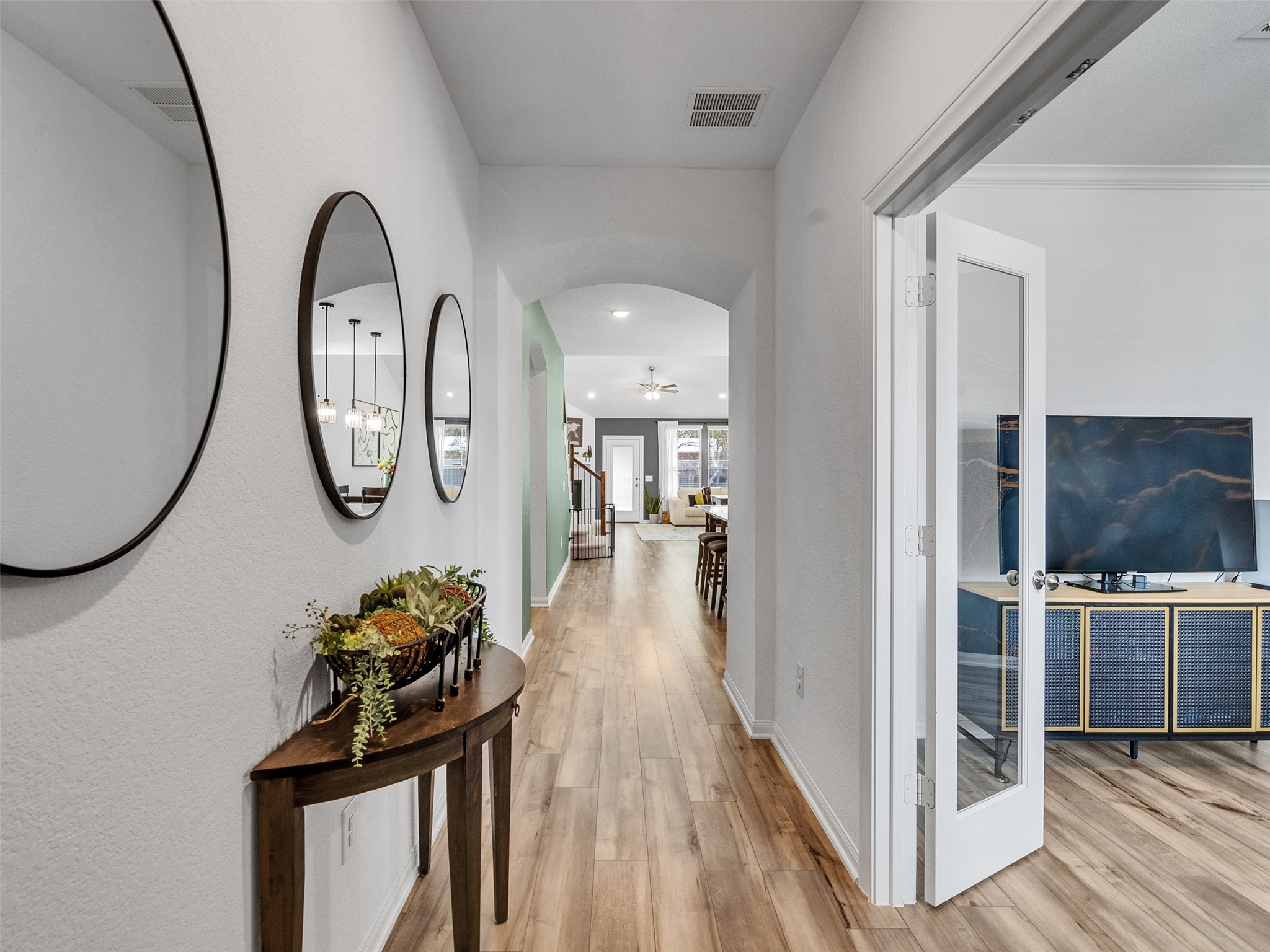25832 Rugosa Drive Magnolia, TX 77355 - Photo 2 of 50 Foyer opens up to a beautiful study behind french doors. Foyer has space for a nice piece of furnture and decor.