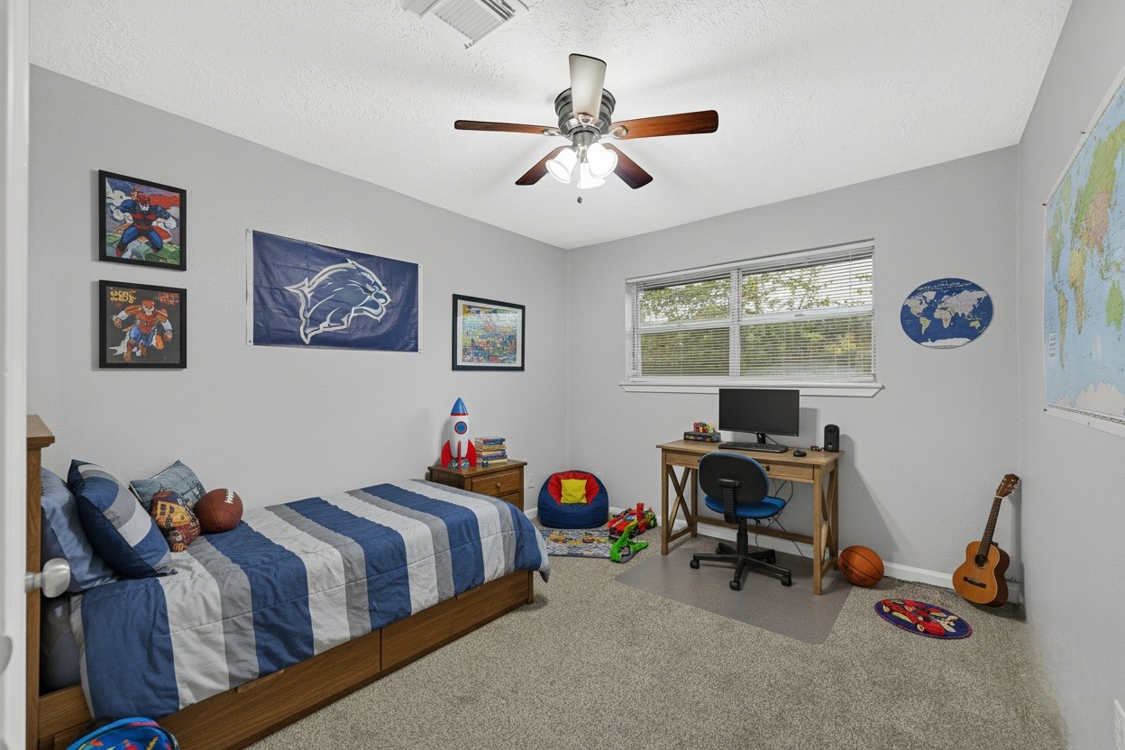 3328 Burke Road, Unit 71 Pasadena, TX 77504 - Photo 20 of 30 Bedroom #2 Virtually staged