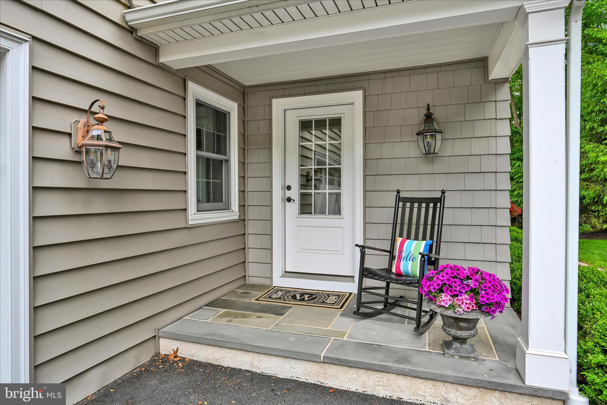 451 Cassatt Road Berwyn, PA 19312 - Photo 49 of 61 Charming Side Entrance to Mud Room Area