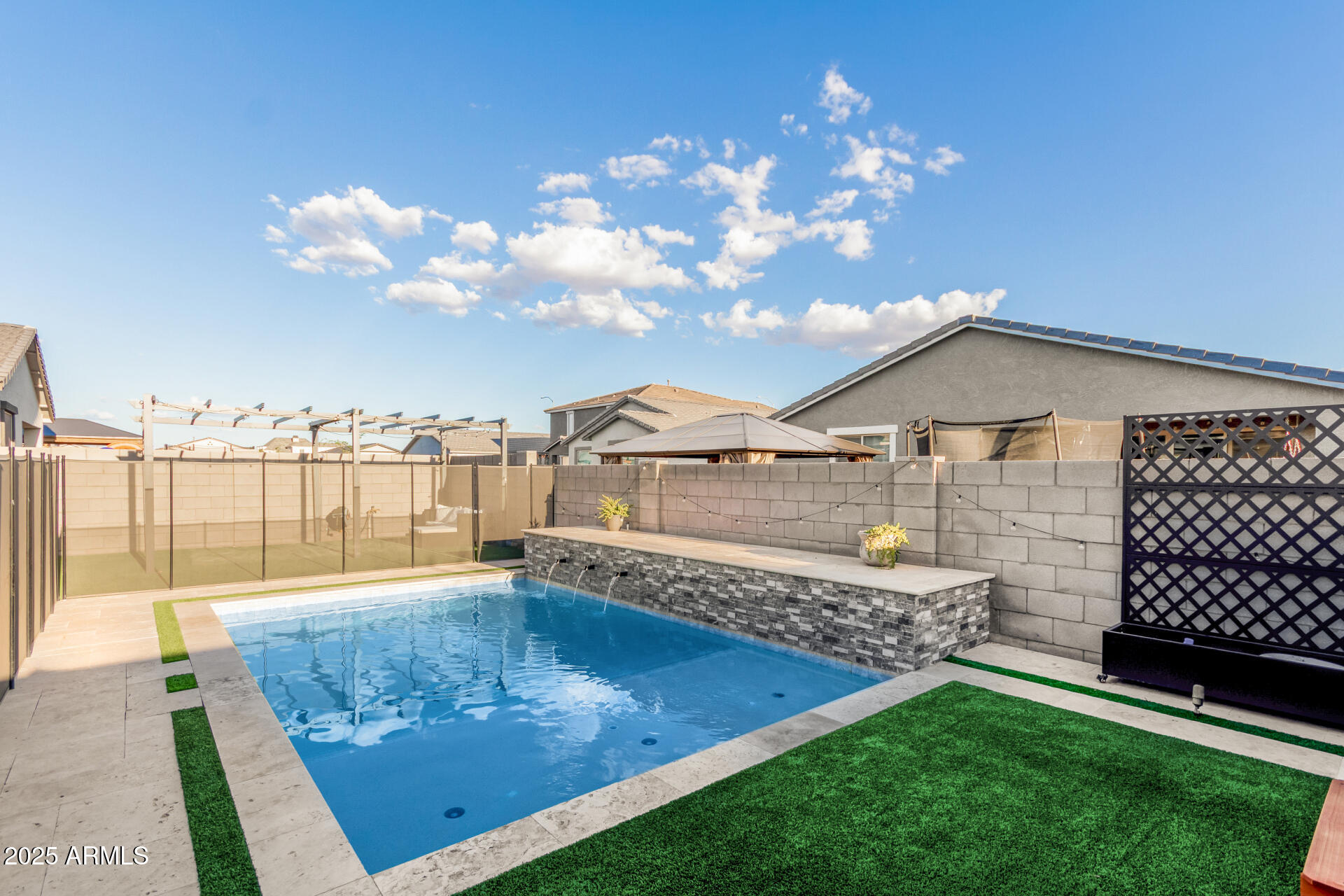 11517 East Unity Avenue Mesa, AZ 85212 - Photo 44 of 48 a view of a house with a swimming pool