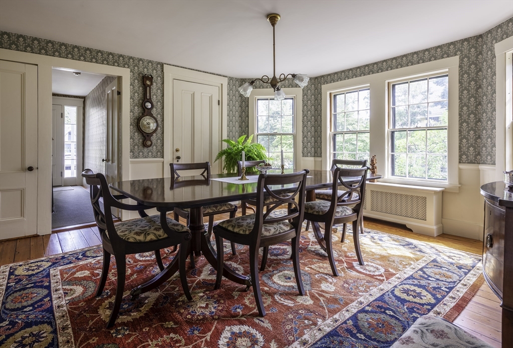 43 Middle Street Concord, MA 01742 - Photo 14 of 27 a view of a dining room with furniture window and wooden floor
